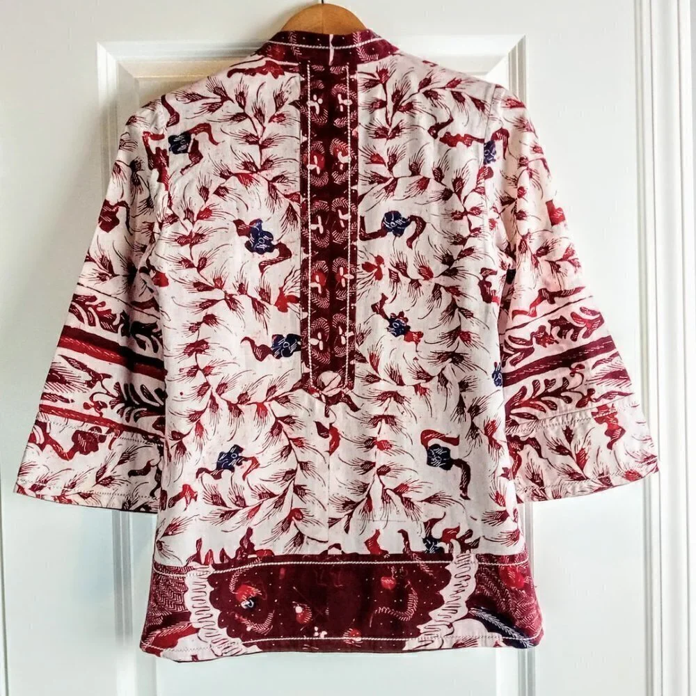 House of Pink Abstract Print Cotton Jacket